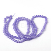 Imitation Jade Glass Beads Strands X-DGLA-S076-6mm-27-3