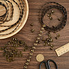 5Bags Flower Iron Decoration Strip FIND-GF0008-41A-AB-3