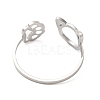 304 Stainless Steel Open Cuff Ring RJEW-Z026-05P-3