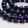 Natural Tiger Eye Bead Strands G-P230-08-B-8mm-3