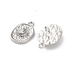 Rack Plating Alloy Pendants FIND-M038-04P-2