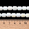 Electroplate Opaque Column Glass Beads Strands EGLA-A043-02-AB03-4