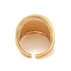 Matte Gold Alloy Adjustable Rings for Women LS-RJEW-K260-07C-4