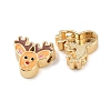 Brass Enamel Beads KK-L255-16G-02-2