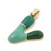 Alloy Enamel Pendants ENAM-S023-01G-V-3