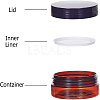 Plastic Cosmetics Cream Jar AJEW-WH0096-29-3