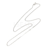 Non-Tarnish 304 Stainless Steel Curb Chain Twist Chain Necklace NJEW-H215-01P-1