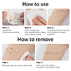 10Pcs Transfer Sticker Proof Removable Temporary Tattoos Stickers DIY-SP0003-65A-01-4