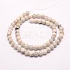 Natural Howlite Beads Strands G-E380-08-6mm-2