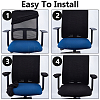 Polyester Chair Pad & Back & Handrail Cover Sets AJEW-WH0077-049A-4