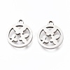 201 Stainless Steel Charms STAS-A047-15P-1