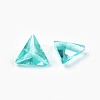 Cubic Zirconia Pointed Back Cabochons ZIRC-WH0001-A01-2