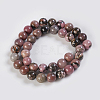 Natural Rhodonite Beads Strands G-K254-04-10mm-2