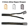 36 Sets 3 Color Alloy Cord Ends FIND-DC0004-64-5