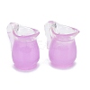 Resin Macaron Juice Glass Cabochons DIY-B014-03B-1