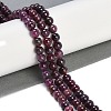 Natural Gemstone Ruby Round Beads Strands G-O017-6.5mm-06-3