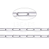 Tarnish Resistant 304 Stainless Steel Paperclip Chains CHS-F011-01A--P-1