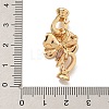 Brass Micro Pave Clear Cubic Zirconia Fold Over Clasps KK-U037-22G-02-3