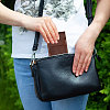 PU Leather Single Watch Storage Envelope Boxes CON-WH0089-229-6