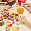 2 Sets 12Pcs Silicone Wine Glass Charms AJEW-NB0005-69-3