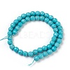 Synthetic Turquoise Beads Strands TURQ-L029-02-8mm-3