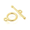 Brass Toggle Clasps KK-B121-06G-3