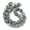 Natural Green Spot Jasper Beads Strands GG-CBAF8A8-A01-01-5