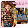 16Pcs 8 Styles Western Music Theme Enamel Pin JEWB-TA0001-29-8
