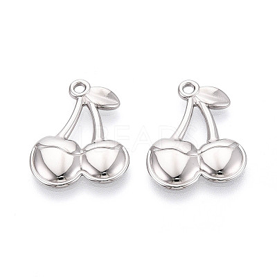 304 Stainless Steel Pendants STAS-T065-76P-1