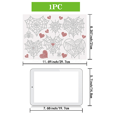 Glass Hotfix Rhinestone DIY-WH0303-040-1