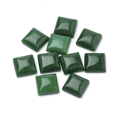Natural White Jade Cabochons G-Q975-12x12-07-1