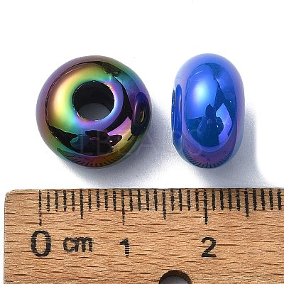 Opaque Acrylic European Beads OACR-E033-19-1