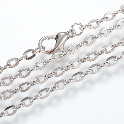 Iron Cable Chains Necklace Making LS-X-MAK-R013-45cm-P-1
