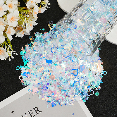 100G Plastic Sequins Beads PVC-CP0001-01B-1