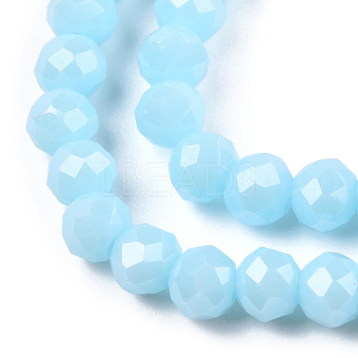 Electroplate Glass Beads Strands EGLA-A034-P3mm-A04-1