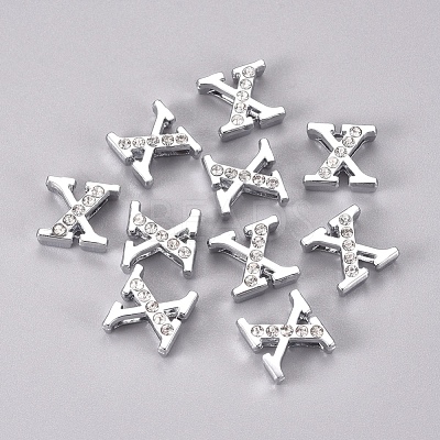 Alloy Slide Charms PALLOY-WH0066-21X-1