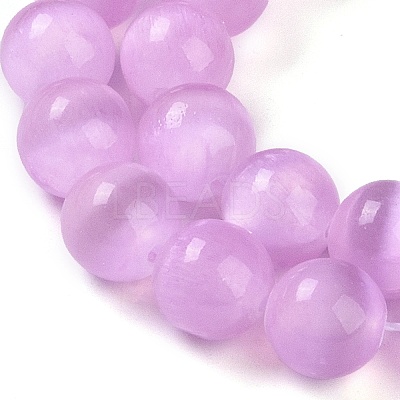 Natural Selenite Beads Strands G-P493-01C-1