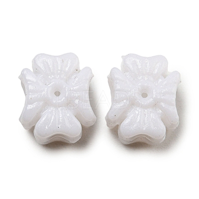 Opaque Acrylic European Beads SACR-L007-012B-1