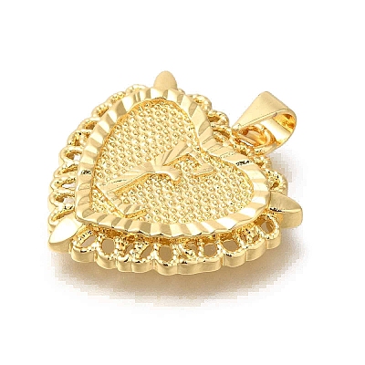 Rack Plating Brass Pendants KK-I722-09G-E-1