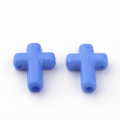 Opaque Acrylic Beads X-SACR-436-C31-1