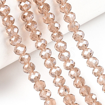 Electroplate Glass Beads Strands EGLA-A034-T2mm-A29-1