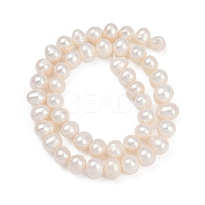 Natural Cultured Freshwater Pearl Beads Strands PEAR-I007-07J-02A-1