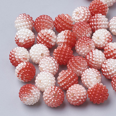 Imitation Pearl Acrylic Beads OACR-T004-10mm-10-1