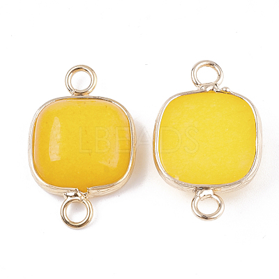 Natural White Jade Links connectors G-S344-69J-1