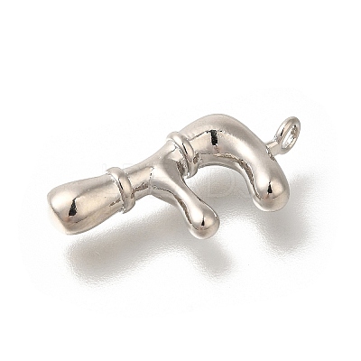 Rack Plating Brass Pendants KK-I722-08P-F-1