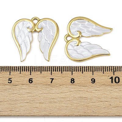 304 Stainless Steel Enamel Pendants STAS-L290-06G-1