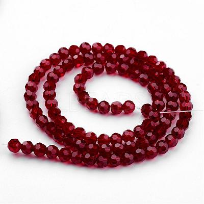 Transparent Glass Bead Strands GLAA-G013-6mm-97-1