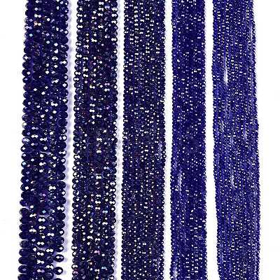 Electroplate Glass Beads Strands LS-EGLA-A044-T3mm-B06-1