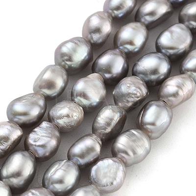 Natural Keshi Pearl Cultured Freshwater Pearl Beads Strands PEAR-P062-25A-X-1