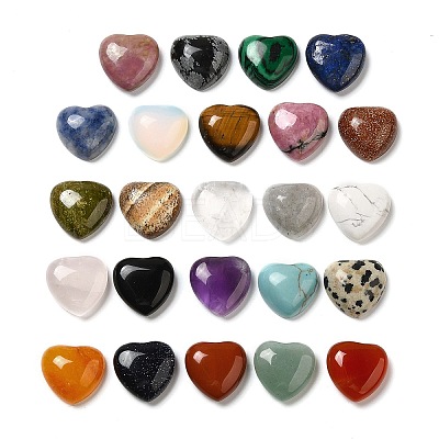 Natural & Synthetic Mixed Gemstone Cabochons G-F776-02A-1
